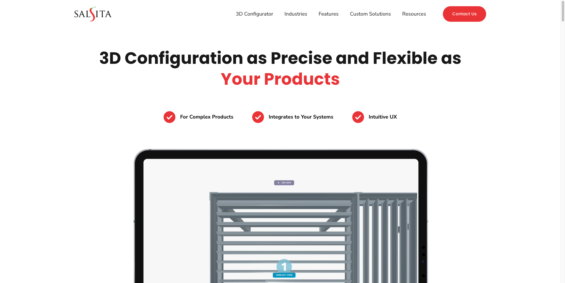 Salsita 3D configurator developer platform — Salsita as Threekit alternative