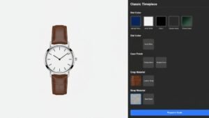 3D Product Configurator for e-Commerce 6 ConfiguraThor - Watch Configurator